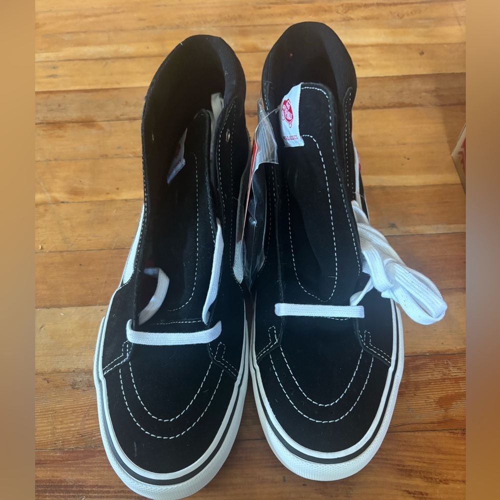Vans Sk8-Hi Pro Black and White High-Tops